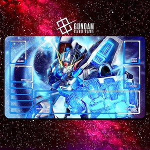Build Strike Gundam Playmat - Gundam Card Game - 24&quot; x 14&quot; inches (600 x 350 mm) - Trading Card Game