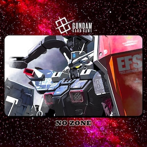 Tapete de juego Gundam Thunderbolt - Juego de cartas Gundam - 600 x 350 mm - Juego de cartas coleccionables