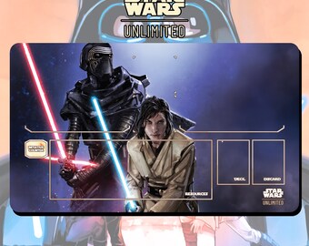 Tappetino da gioco TCG Star Wars: Unlimited Kylo Ren - 24" x 14" pollici (600 x 350 mm) - Gioco di carte collezionabili
