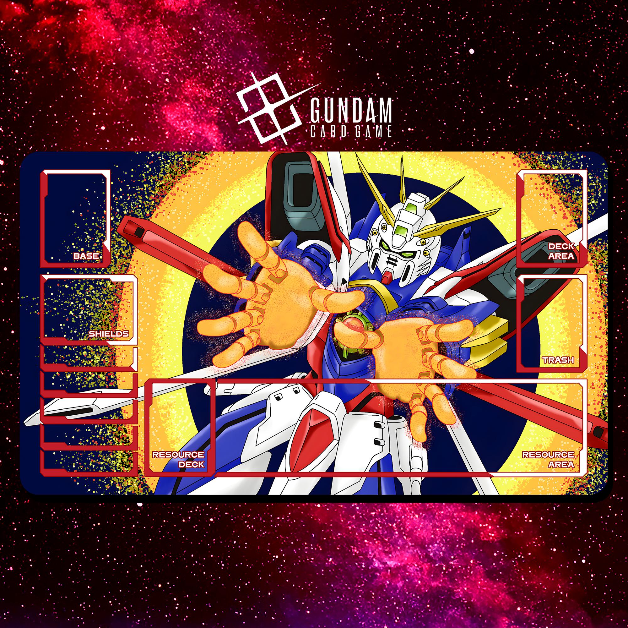 Burning Gundam Playmat - Gundam Card Game - 24