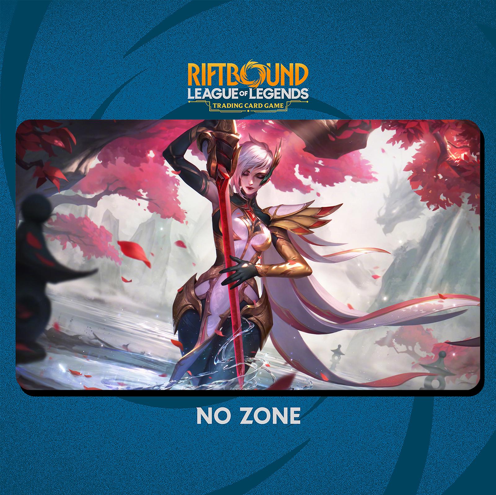 Fiora Tenfold Triumph Playmat Stitched Edges - Riftbound Trading
