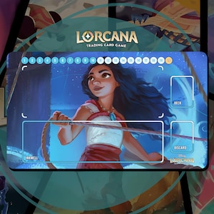 Tapis de jeu Lorcana TCG - Moana - 24 x 14 po. (600 x 350 mm) - Jeu de cartes à collectionner