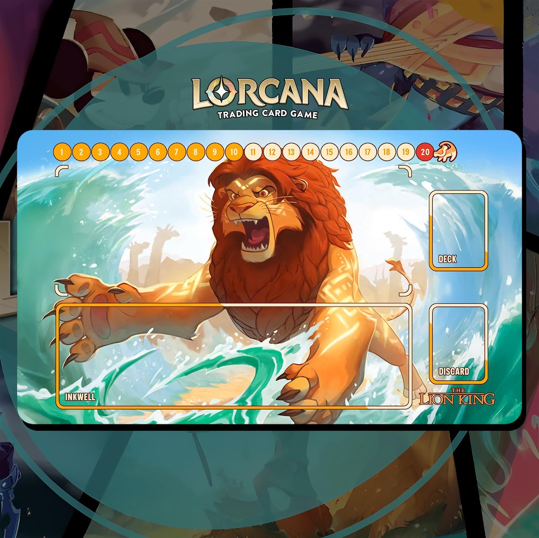 Playmat Lorcana TCG - the Lion King - Simba Pride Protector - 24