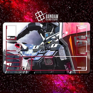 Gundam Thunderbolt Playmat - Gundam Card Game - 24&quot; x 14&quot; inches (600 x 350 mm) - Trading Card Game