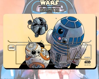 ラバーマットHG ダースベイダー R2-D2 Star Wars プレイマット