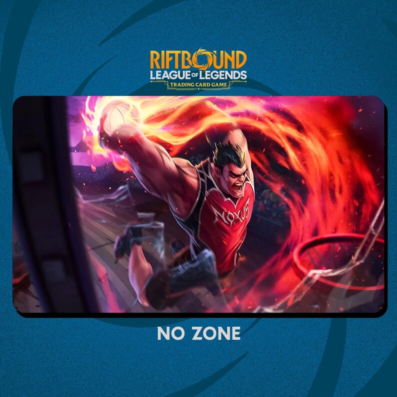 Dunkmaster Darius Playmat Stitched Edges - Riftbound Trading Card Game ...