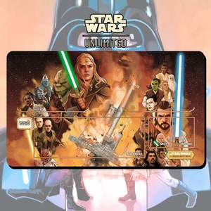 プレイマット TCG スター・ウォーズ: アンリミテッド - ハイ・リパブリック - 24インチ x 14インチ (600 x 350 mm) - トレーディングカードゲーム