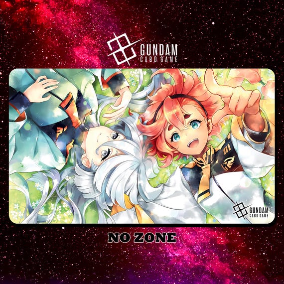 Gundam Suletta and Miorine Playmat - Gundam Card Game - 24