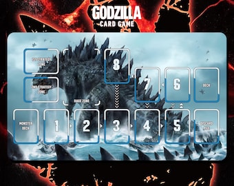 ゴジラ - 60 x 35 cm - プレイマット MTG - TCG用ボードゲーム