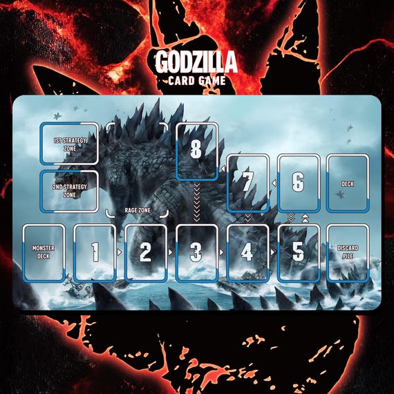 Raid on Godzilla Playmat - Godzilla Card Game - 24