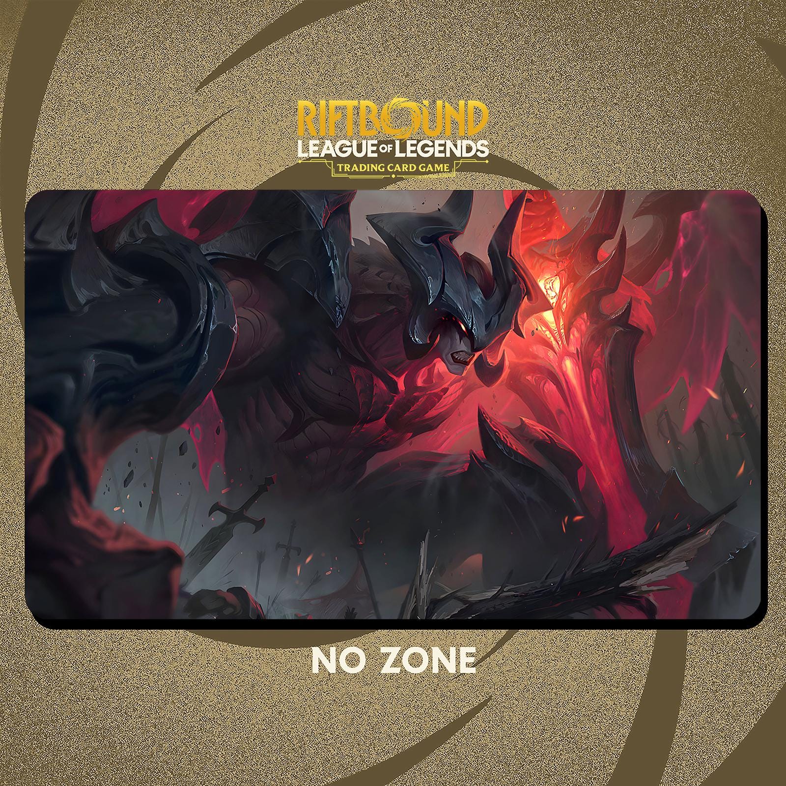 Aatrox Playmat Stitched Edges - Riftbound Trading Card Game - 24