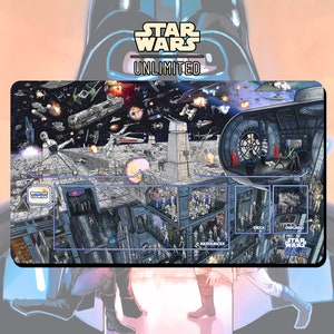 プレイマット TCG スター・ウォーズ: アンリミテッド - スペースオペラ - 24インチ x 14インチ (600 x 350 mm) - トレーディングカードゲーム