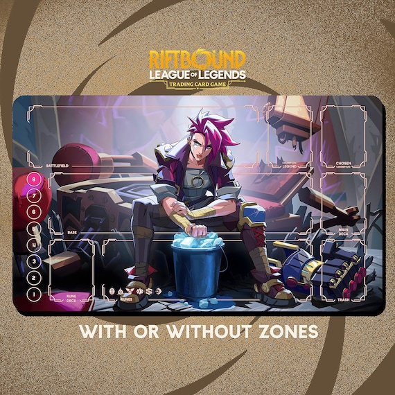 Vi Playmat Stitched Edges - Riftbound Trading Card Game - 24