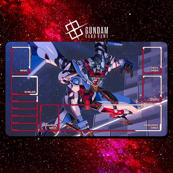ガンダム GquuuuuuX プレイマット - ガンダムカードゲーム - 24インチ