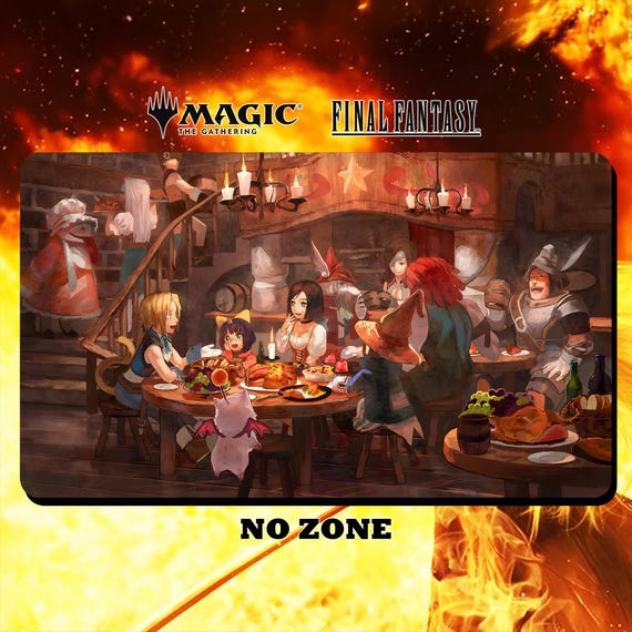 FF9 ダイナーパーティー プレイマット/デスクマット - MTG ファイナル