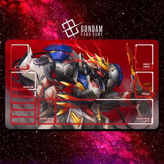 ガンダムカードゲーム　バルバトス　プレイマット ガンダム・バルバトス ルプスレクス プレイマット - ガンダムカード