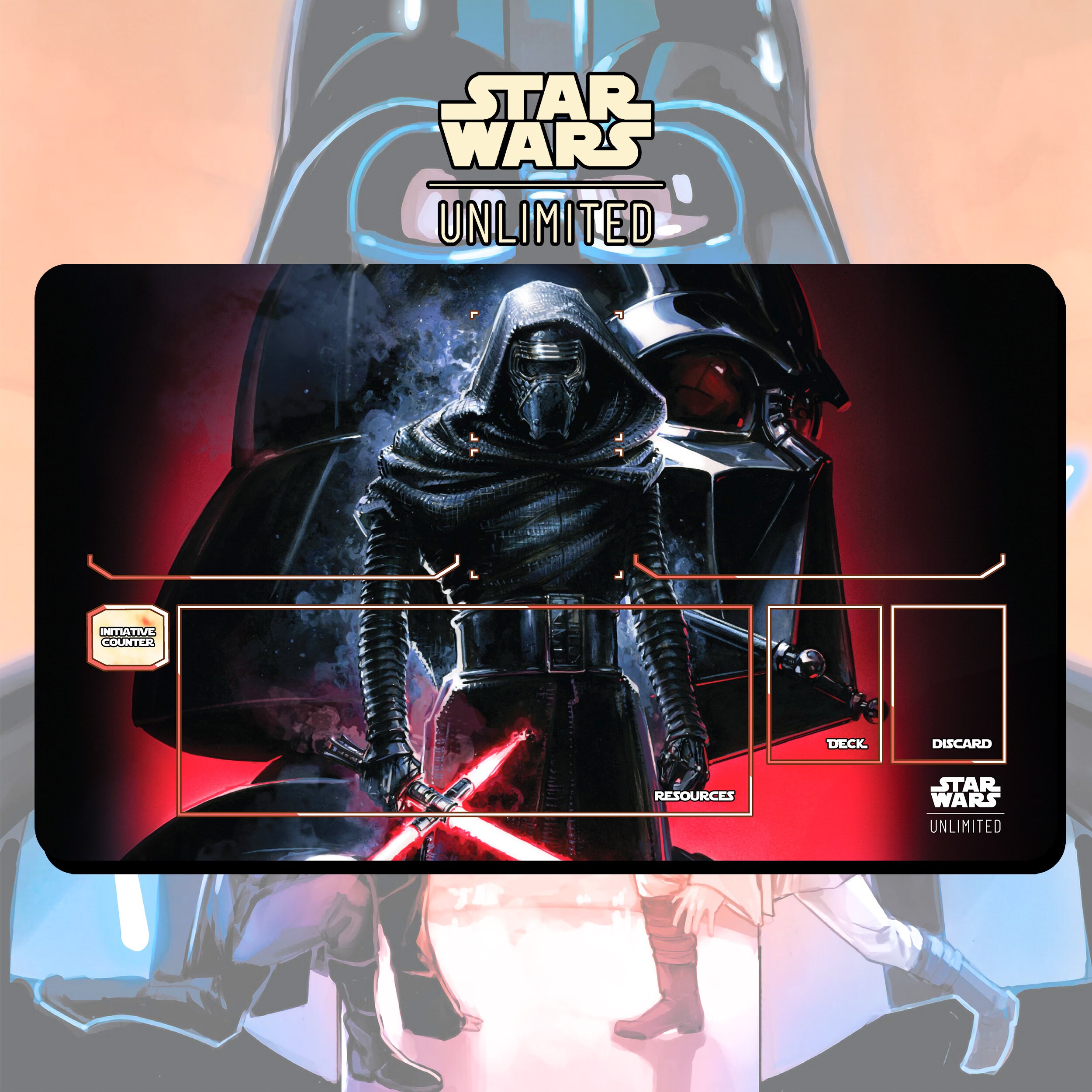 Star Warsトレーニングカード Playmat TCG Star Wars: Unlimited Kylo Ren, Darth Vader's Legacy