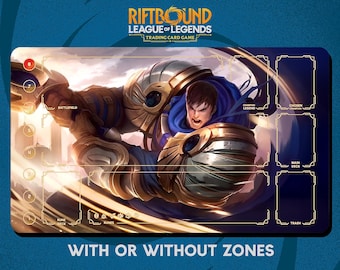 Garen Playmat Stitched Edges - Riftbound Trading Card Game