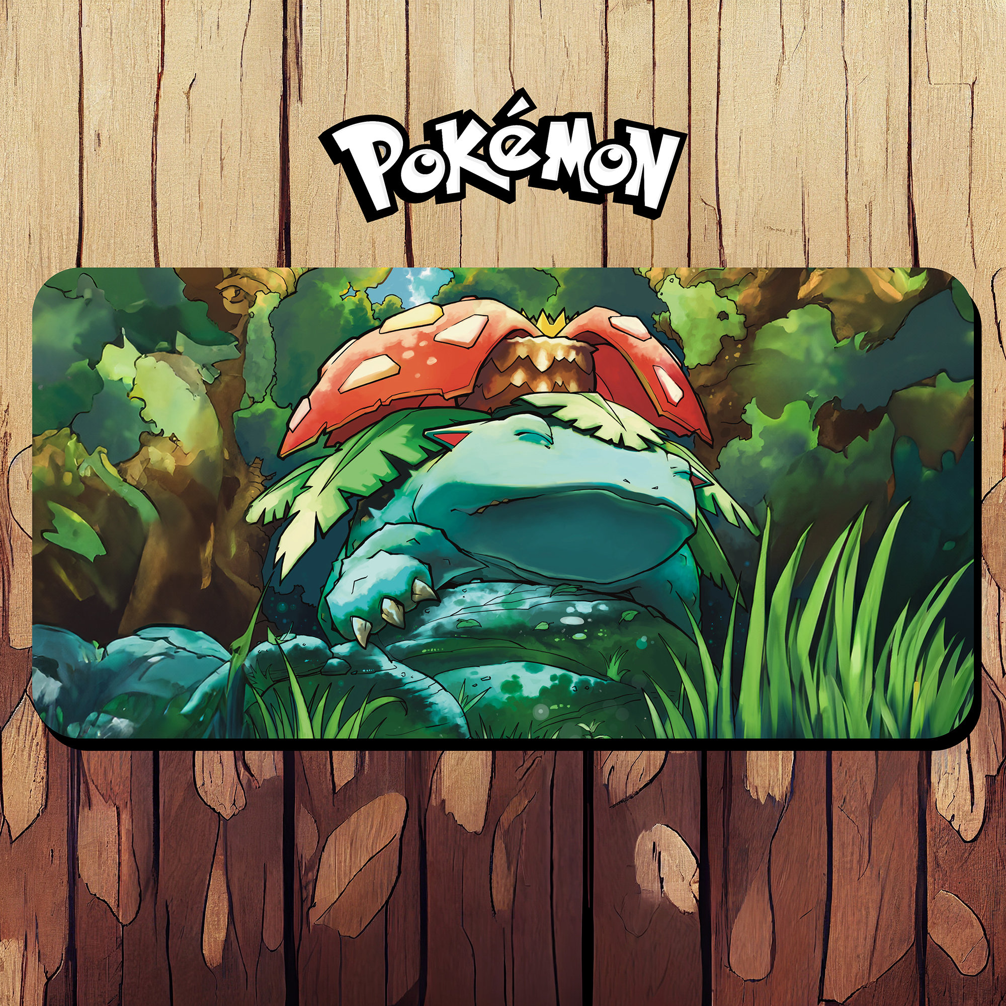 Desk Mat / Playmat Pokemon Venusaur, Pokemon TCG Playmat / Card Mat