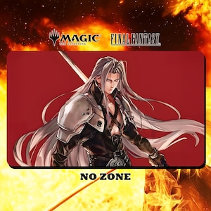 Sephiroth Spielmatte/Schreibtischmatte - MTG Final Fantasy - 24 "x 14" Zoll (600 x 350 mm) - Sammelkartenspiel