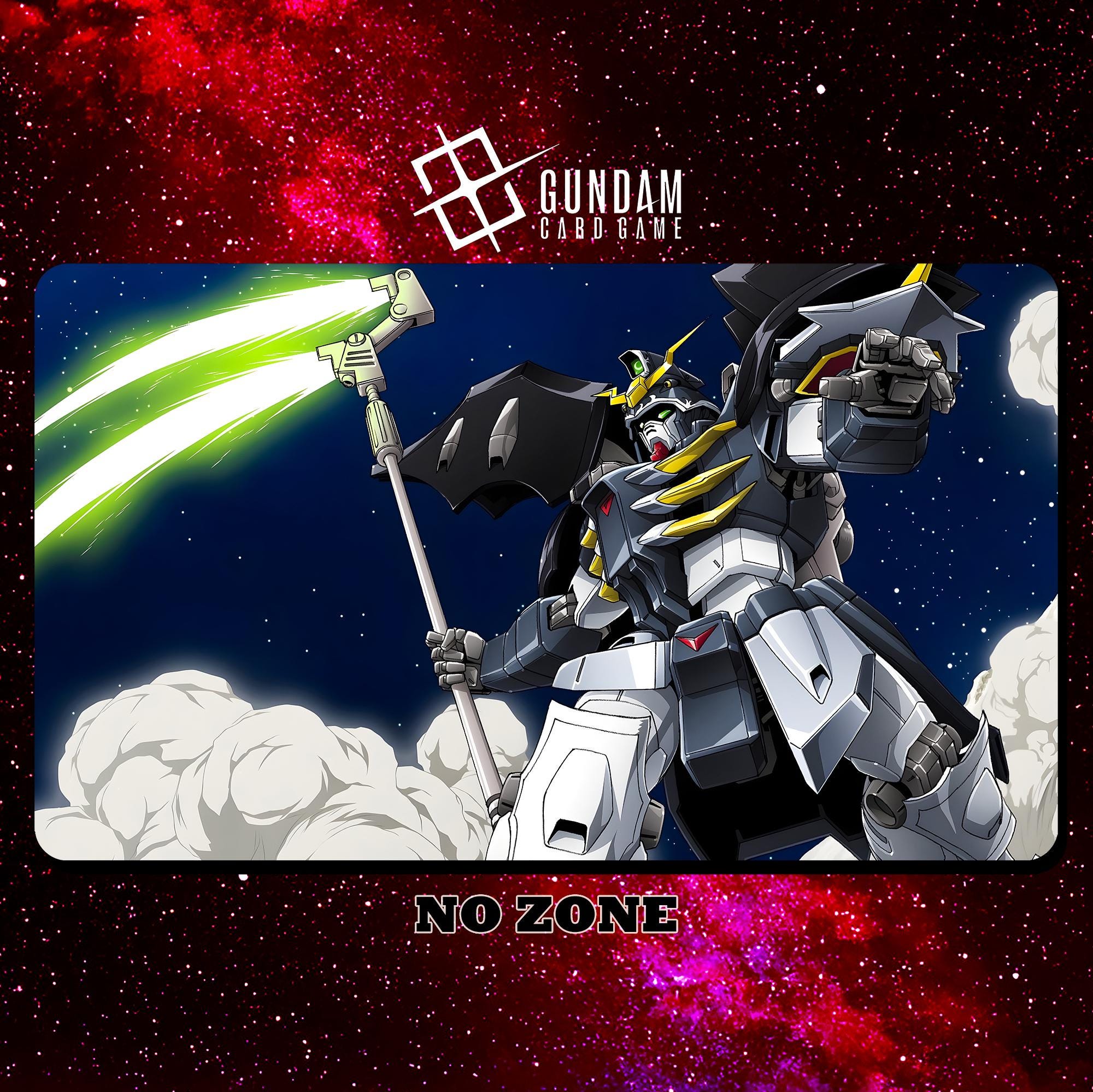ガンダムデスサイズプレイマット - ガンダムカードゲーム - 24インチ x