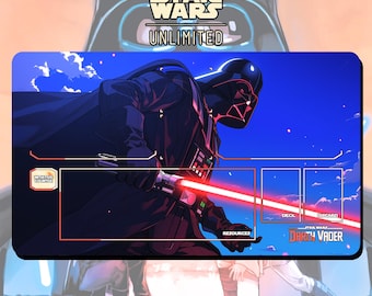 Die Spielmatte aus Star Wars: Unlimited Darth Vader's Wrath - 600 x 350 mm - Sammelkartenspiel