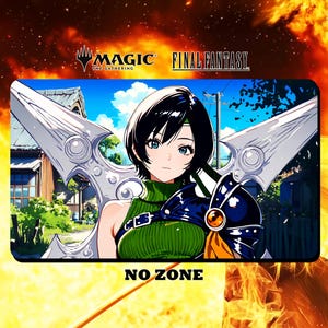 Tappetino da gioco/tappetino Yuffie - MTG Final Fantasy - 600 x 350 mm (24" x 14") - Gioco di carte collezionabili