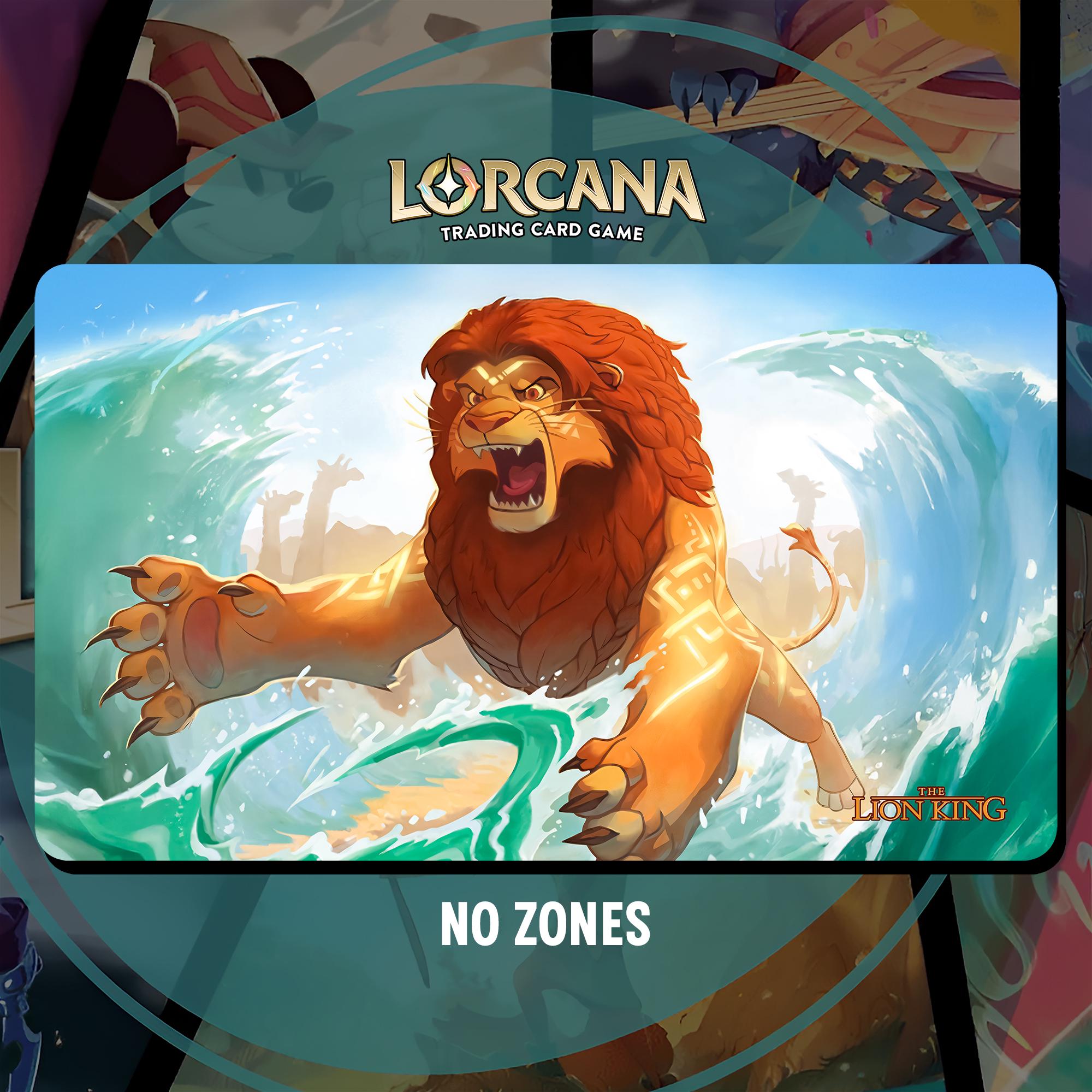Playmat Lorcana TCG - the Lion King - Simba Pride Protector - 24" X 14"  Inches (600 X 350 Mm) - Trading Card Game - Etsy New Zealand