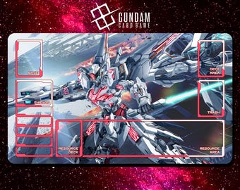 Gundam Calibarn Witch of Mercury Playmat - Gundam Card Game - 24&quot; x 14&quot; inches (600 x 350 mm) - Trading Card Game