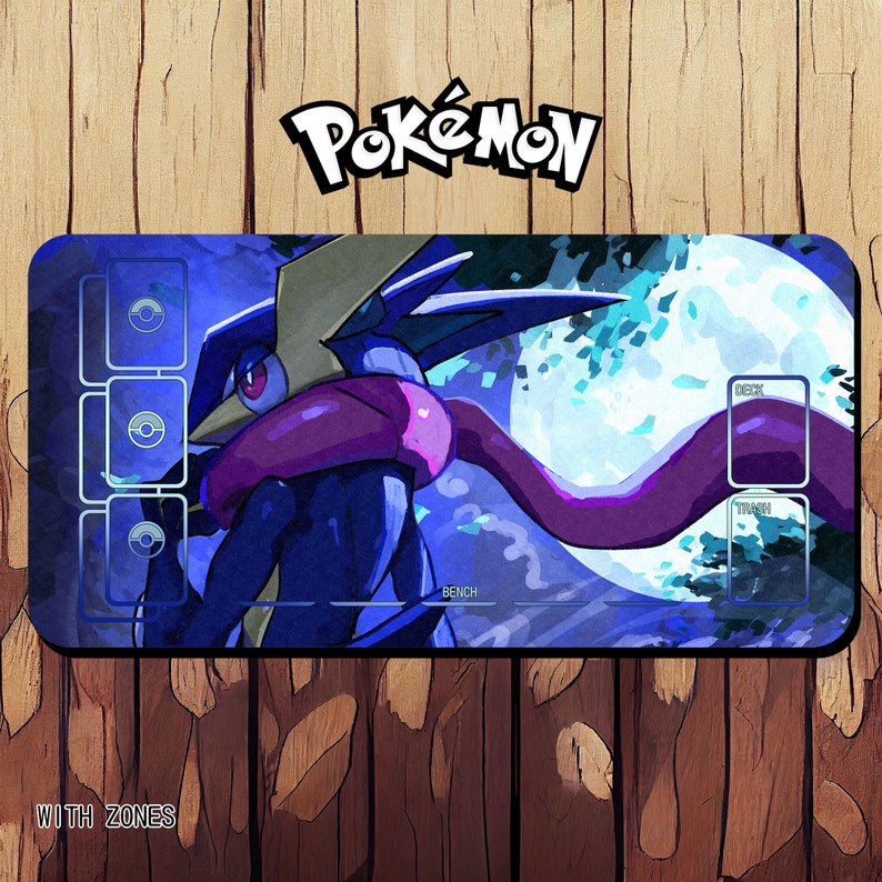 Desk Mat / Playmat Pokemon Greninja, Pokemon TCG Playmat / Card Mat