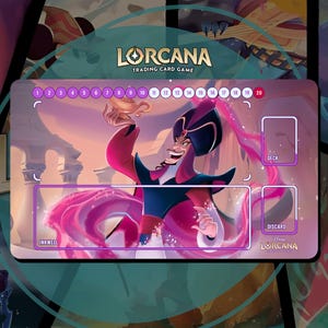 Tapis de jeu Lorcana JCC - Jafar - 24 x 14 po. (600 x 350 mm) - Jeu de cartes à collectionner