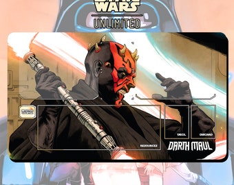 Star Wars Spielmatte: Unlimited Darth Maul - 24 "x 14" Zoll (600 x 350 mm) - Sammelkartenspiel