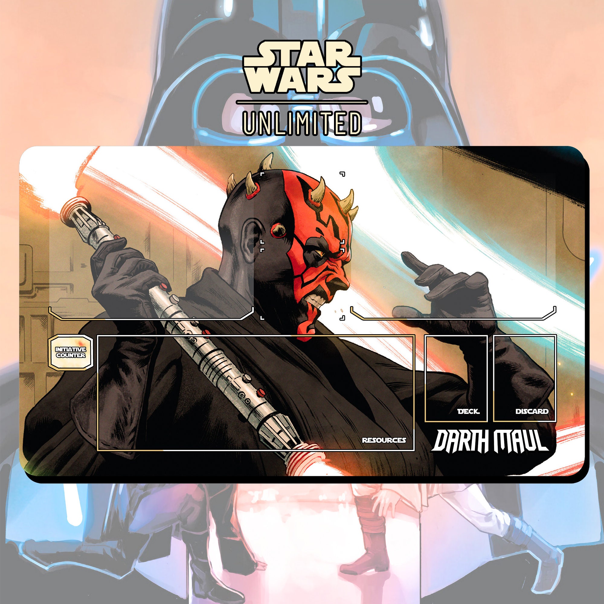 Playmat TCG Star Wars: Unlimited Darth Maul - 24