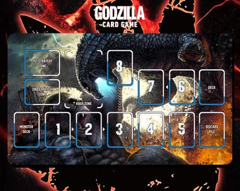 ゴジラ - 60 x 35 cm - プレイマット MTG - TCG用ボードゲームマット