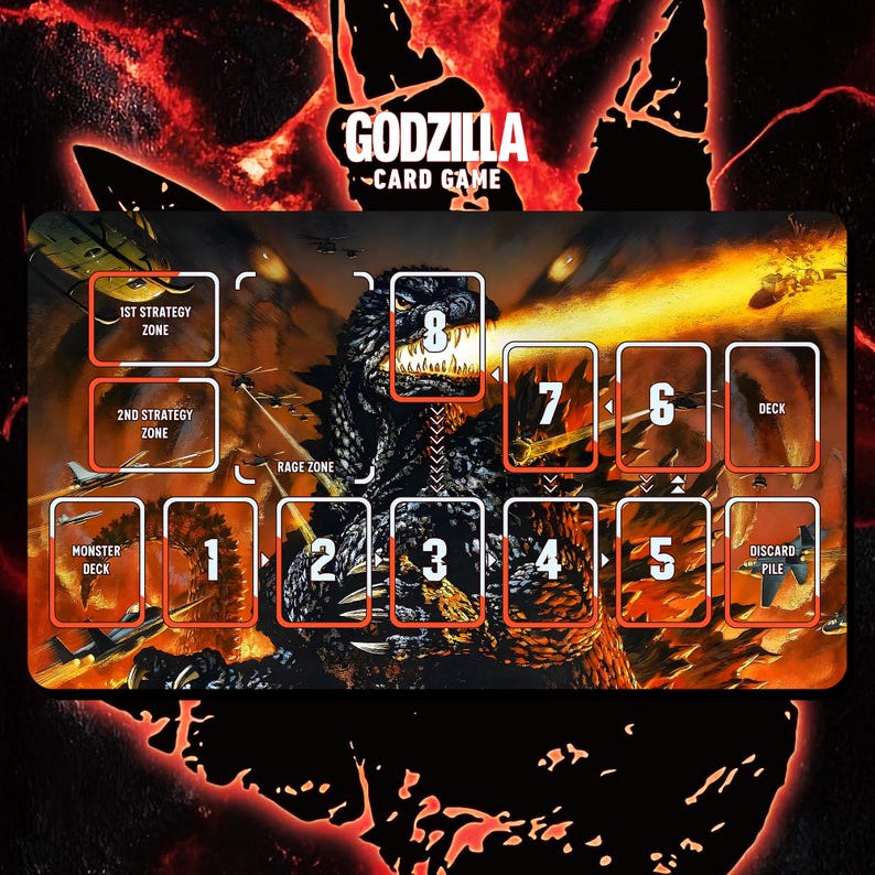 Godzilla 2000 Playmat - Godzilla Card Game - 24