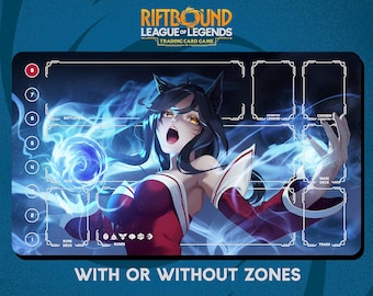 Ahri Playmat Stitched Edges - Riftbound Trading Card Game - 24