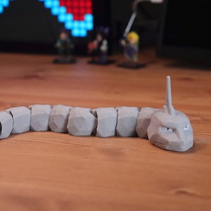 Gelenk Onix - 37 cm lang, Flexibles Fidget Schreibtisch Spielzeug für Kinder und Erwachsene, Perfektes Geschenk für jeden Fan