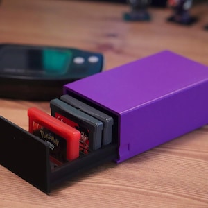 ゲームボーイアドバンスカートリッジ収納ボックス - ゲーム10個収納、コンパクトゲームケース、GBAカートリッジボックス、ゲームボーイアドバンスゲーム収納ボックス