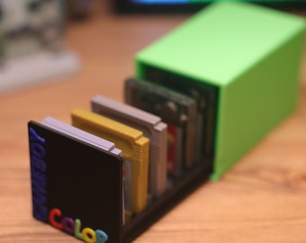Game Boy Color Aufbewahrungsbox - Für 10 Spiele, kompakte Spielehülle