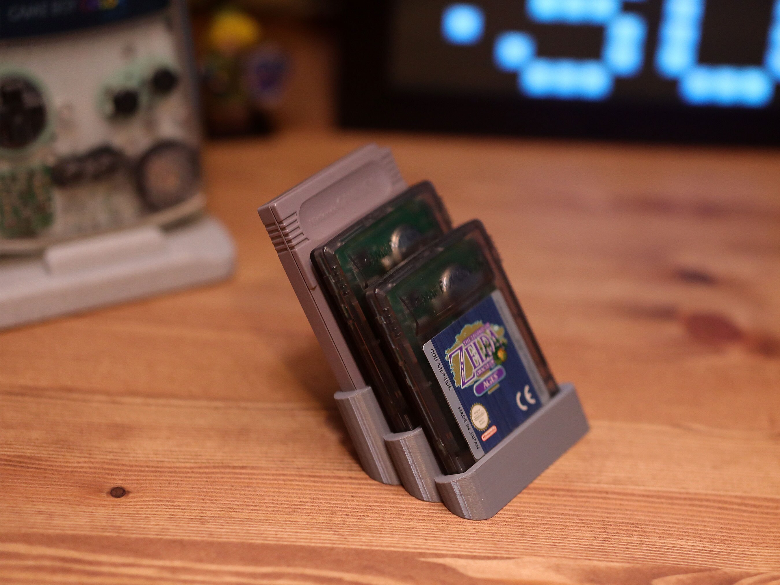 Game Boy Cartridge Display Stand/display Holder - Holds 3 Games ...