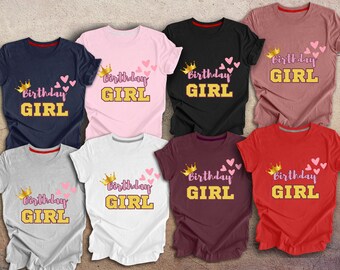 Custom Birthday Girl Shirt, Birthday Party Shirt, Birthday Squad Shirt, Birthday Crew Tee