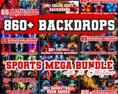 860+ Sport Backdrops, Sports Mega Bundle, School Sports Backgrounds, Backdrops for Sports Posters, Canva & Photography (Instant Download)