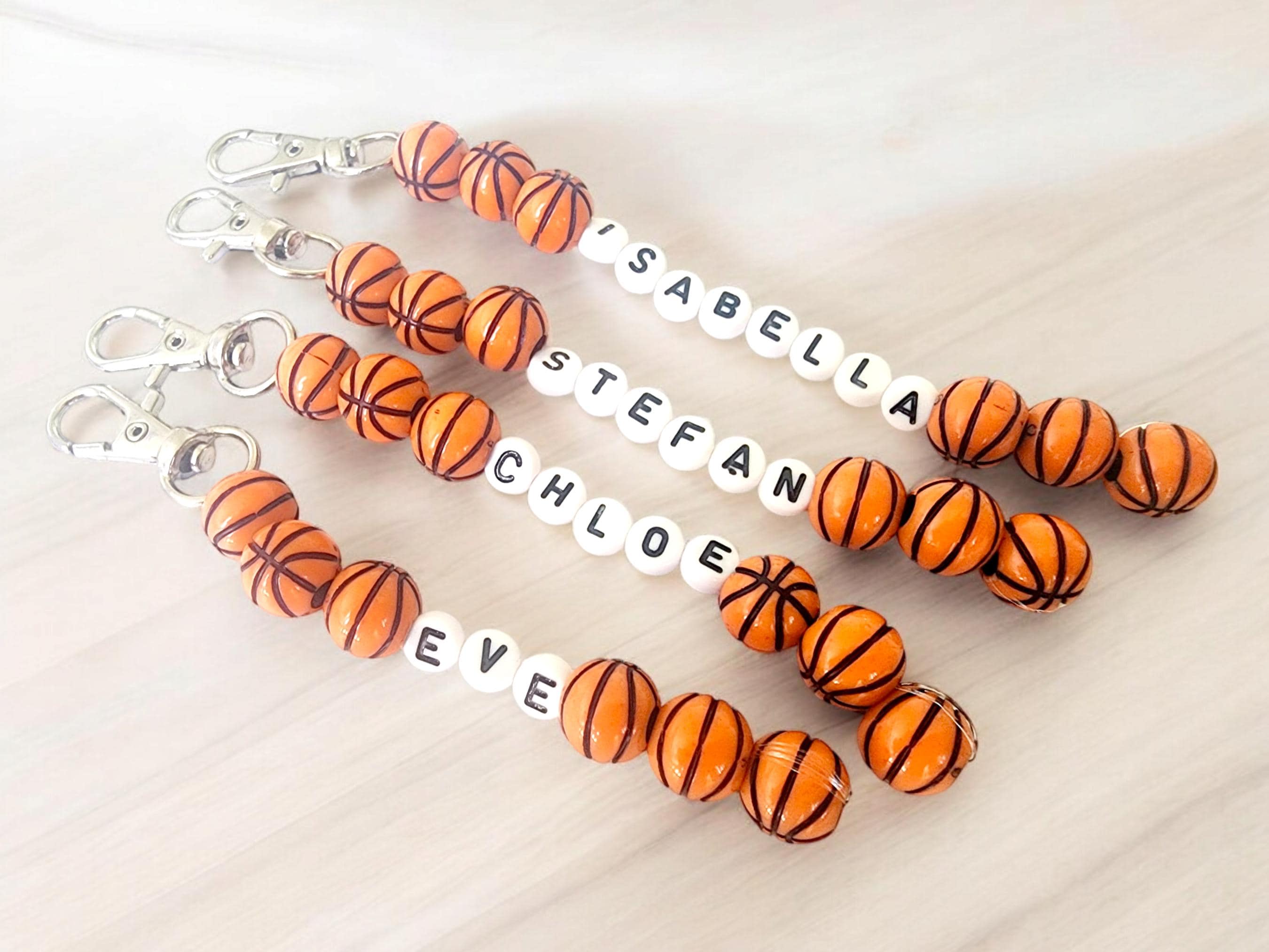 Personalized Basketball Name Keychain, Backpack Tag, School Name Label, Tumbler Charm, Lunchbox Tag, Name Gift