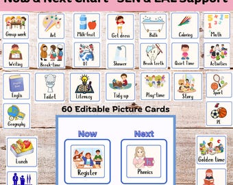 Visual Schedule Chart: Autism, ADHD, SEN Classroom Aid (Digital Download