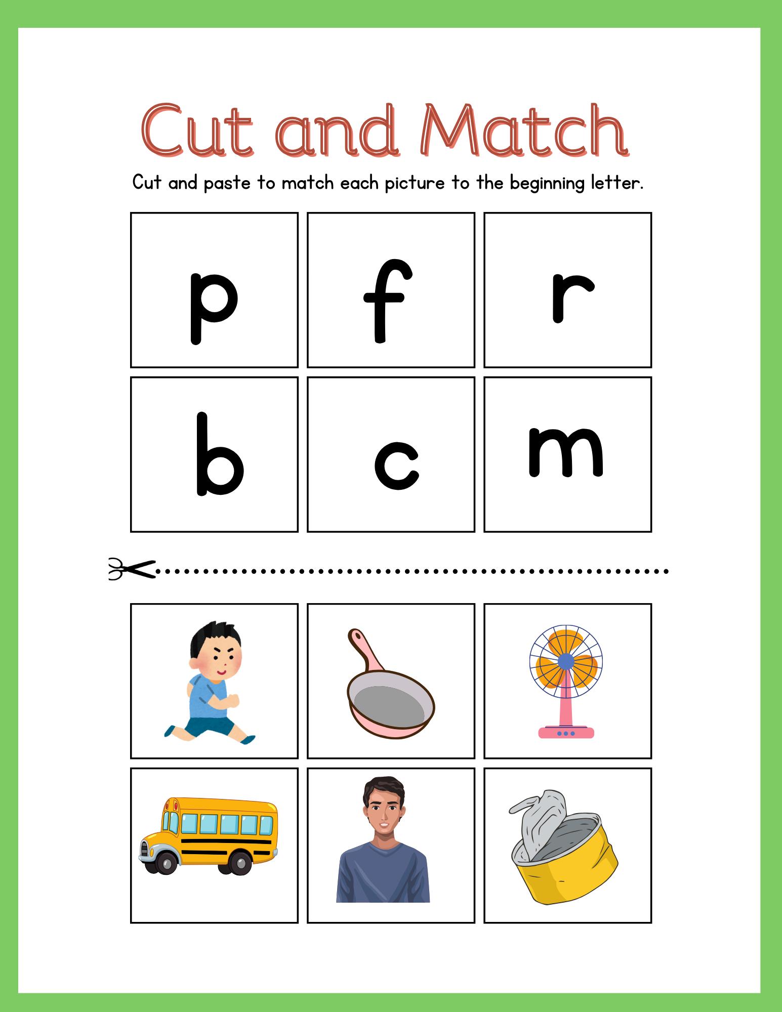 Phonics Game Reading Activity Kids Educational Activity Printable Learn ...