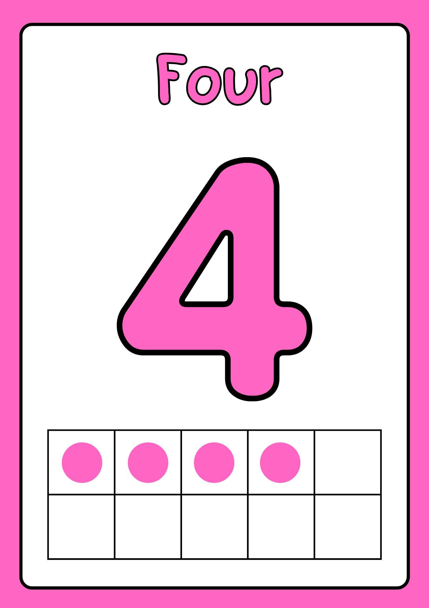 Number Flashcards: Ten Frame Cards 1-10 (printable) - Etsy