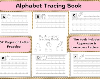 Alphabet Tracing Book: Letter Formation Practice for Kids