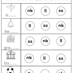 Phonics Digraph Worksheets, Sound Phonics Activities | Printable ...