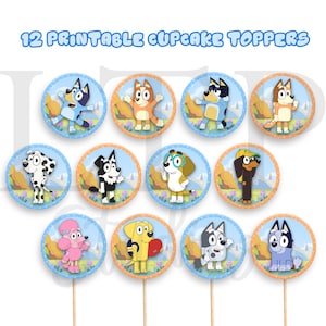 stickers de Bluey  Kits imprimibles para cumpleaños, Fiesta de cumpleaños  infantil, Temas para fiestas infantiles