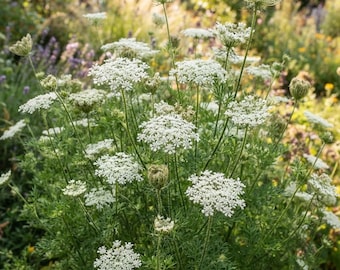 Wild Carrot Seeds Queen Anne's Lace Daucus Carota White Wildflower Cottage Garden Pollinator Seeds
